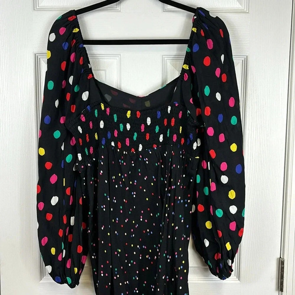 Rixo x target polka dot long sleeve dress sz 12 - Picture 7 of 9